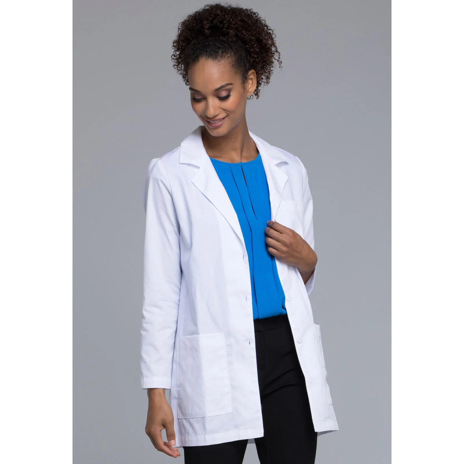 Cherokee Women's Lab Coat in White - 32" - Image 4