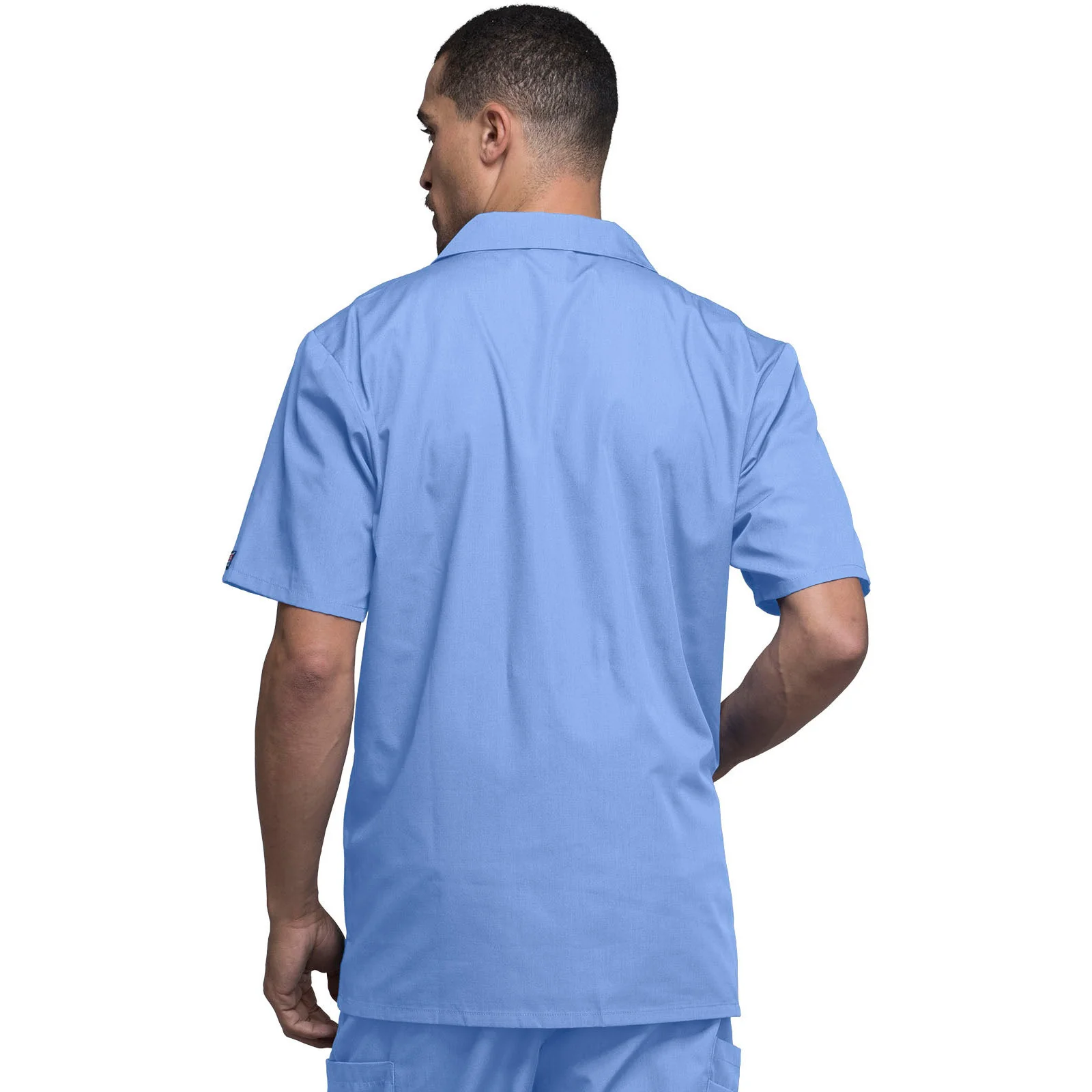 Cherokee WorkWear Men's Zip Front Scrub Jacket - Image 3