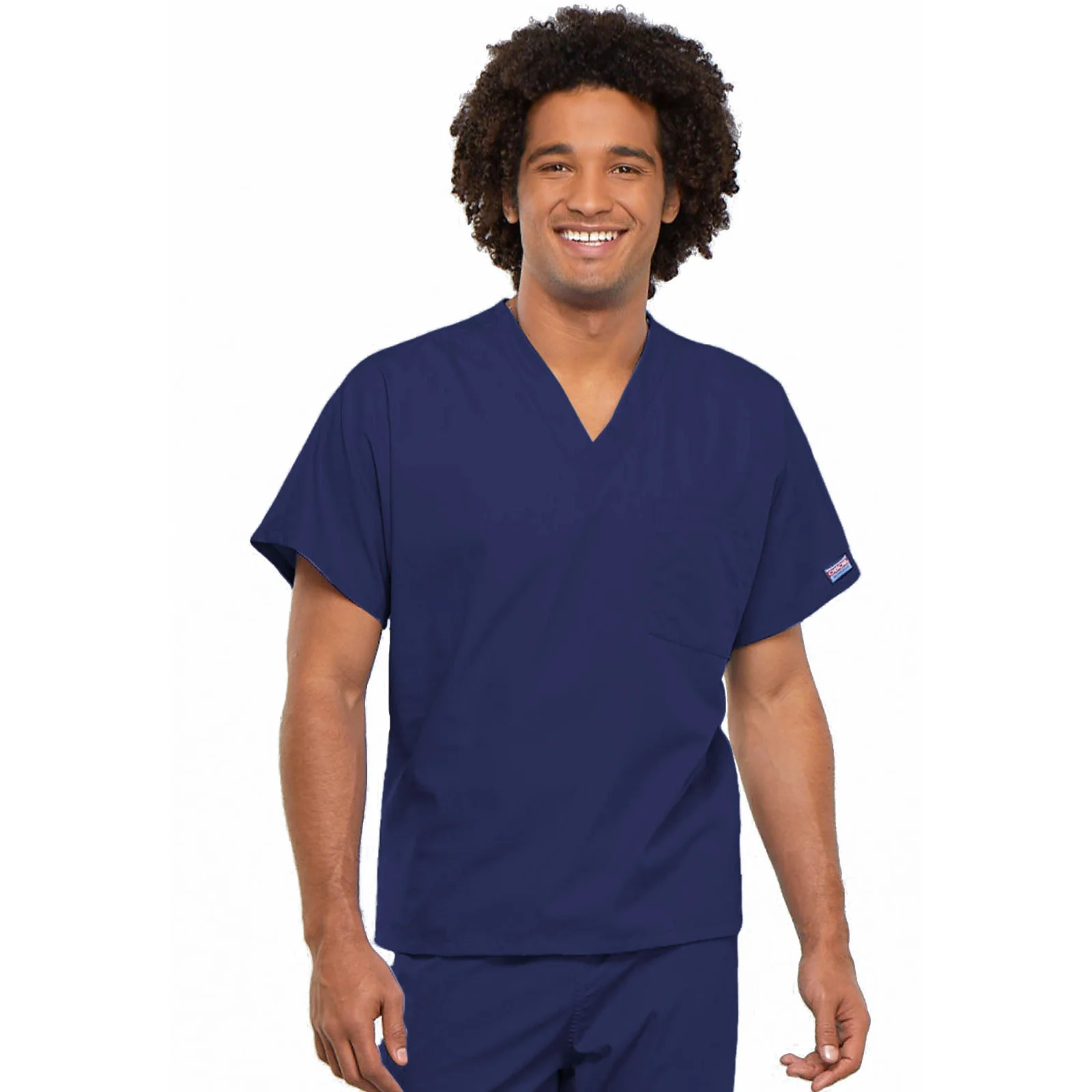 Cherokee WorkWear Unisex Tunic Scrub Top - Image 10
