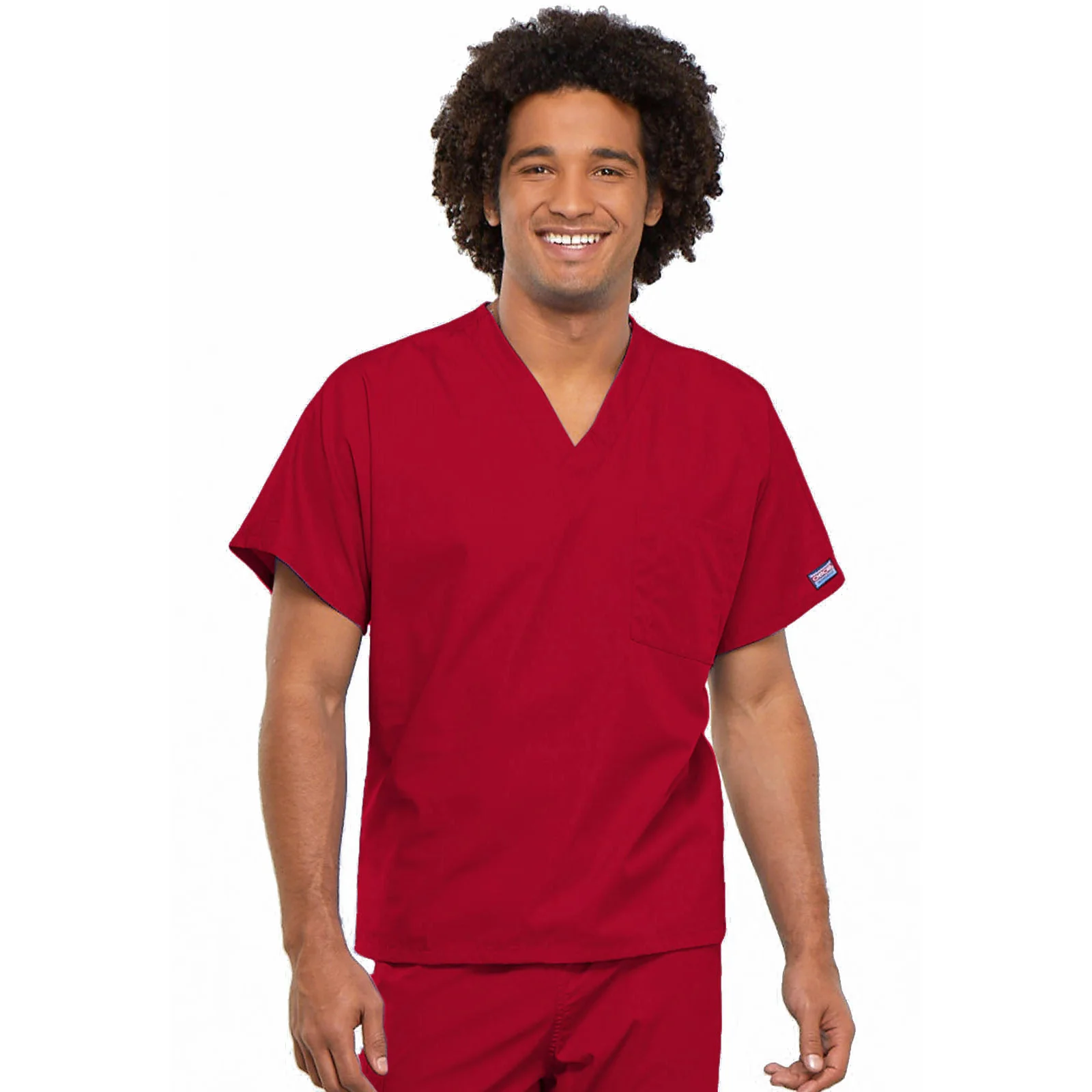 Cherokee WorkWear Unisex Tunic Scrub Top - Image 11