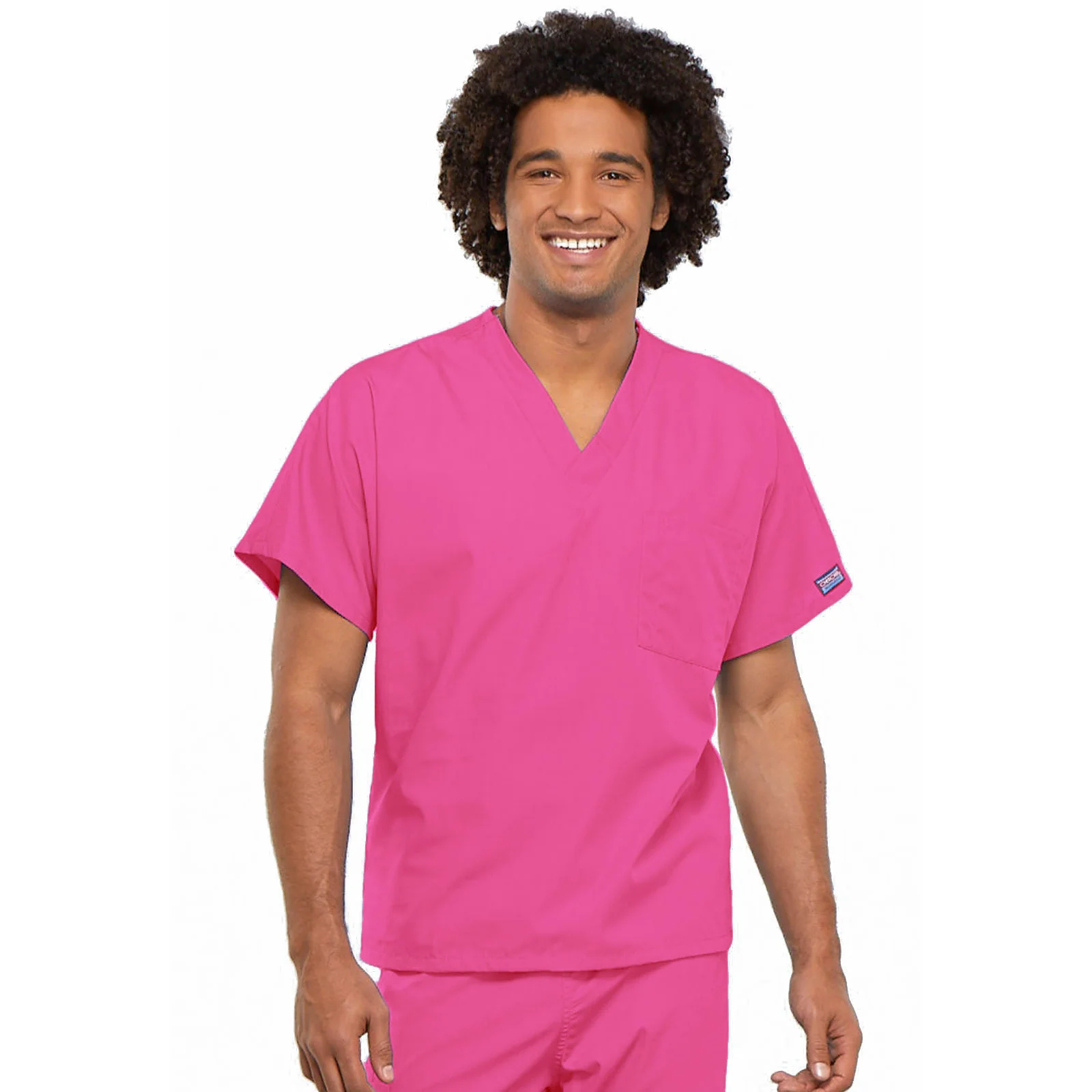 Cherokee WorkWear Unisex Tunic Scrub Top - Image 14