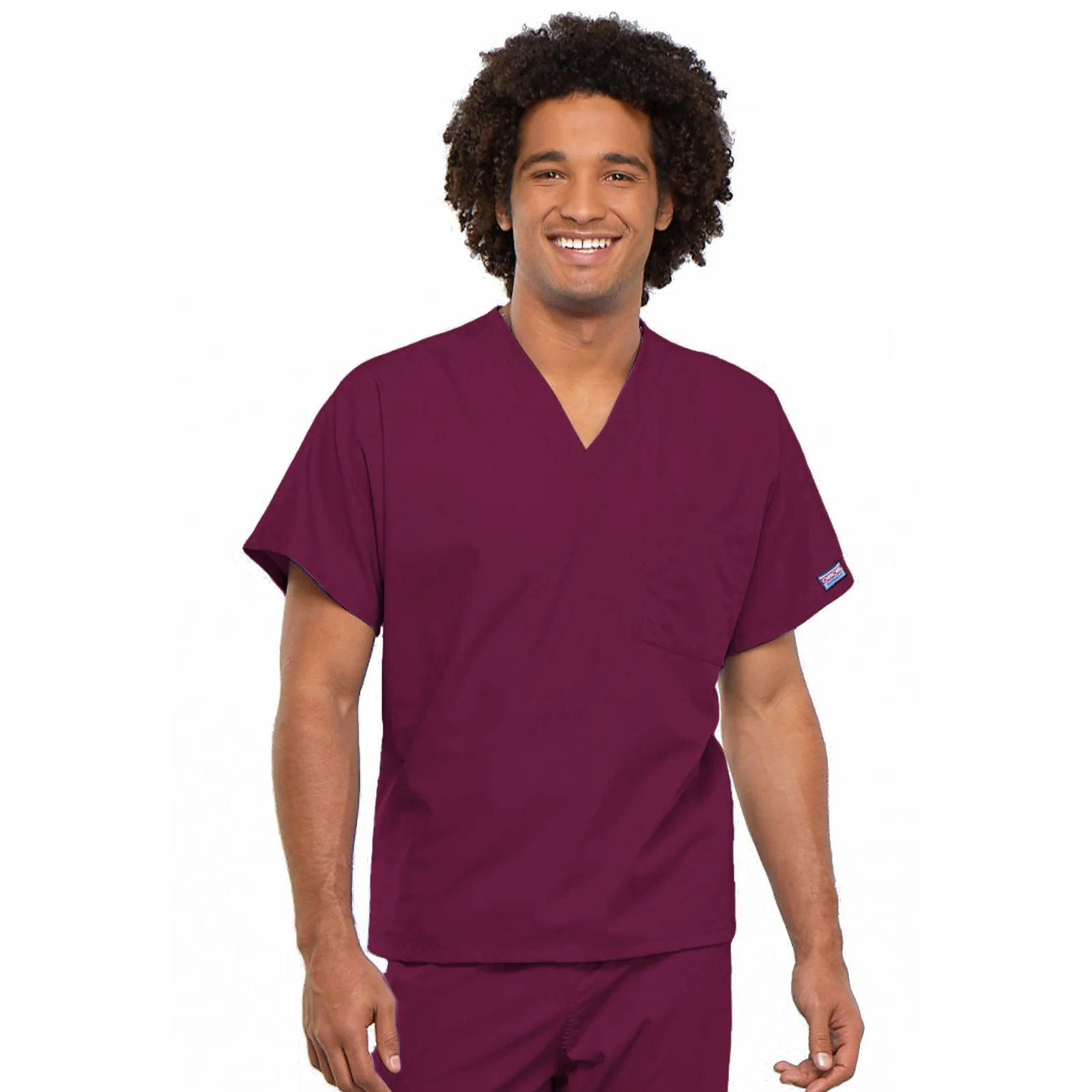 Cherokee WorkWear Unisex Tunic Scrub Top - Image 17