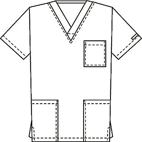 Cherokee WorkWear Unisex V-Neck Scrub Top - Image 15