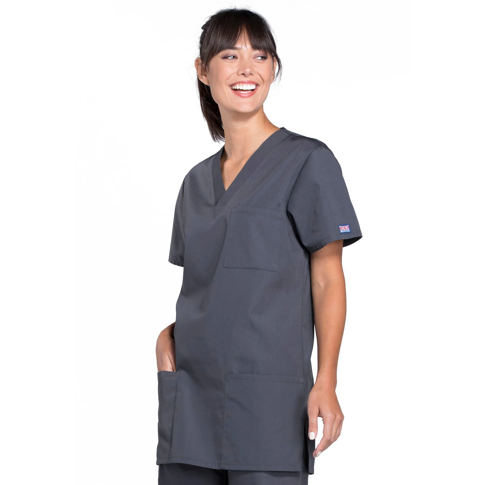 Cherokee WorkWear Unisex V-Neck Scrub Top - Image 20