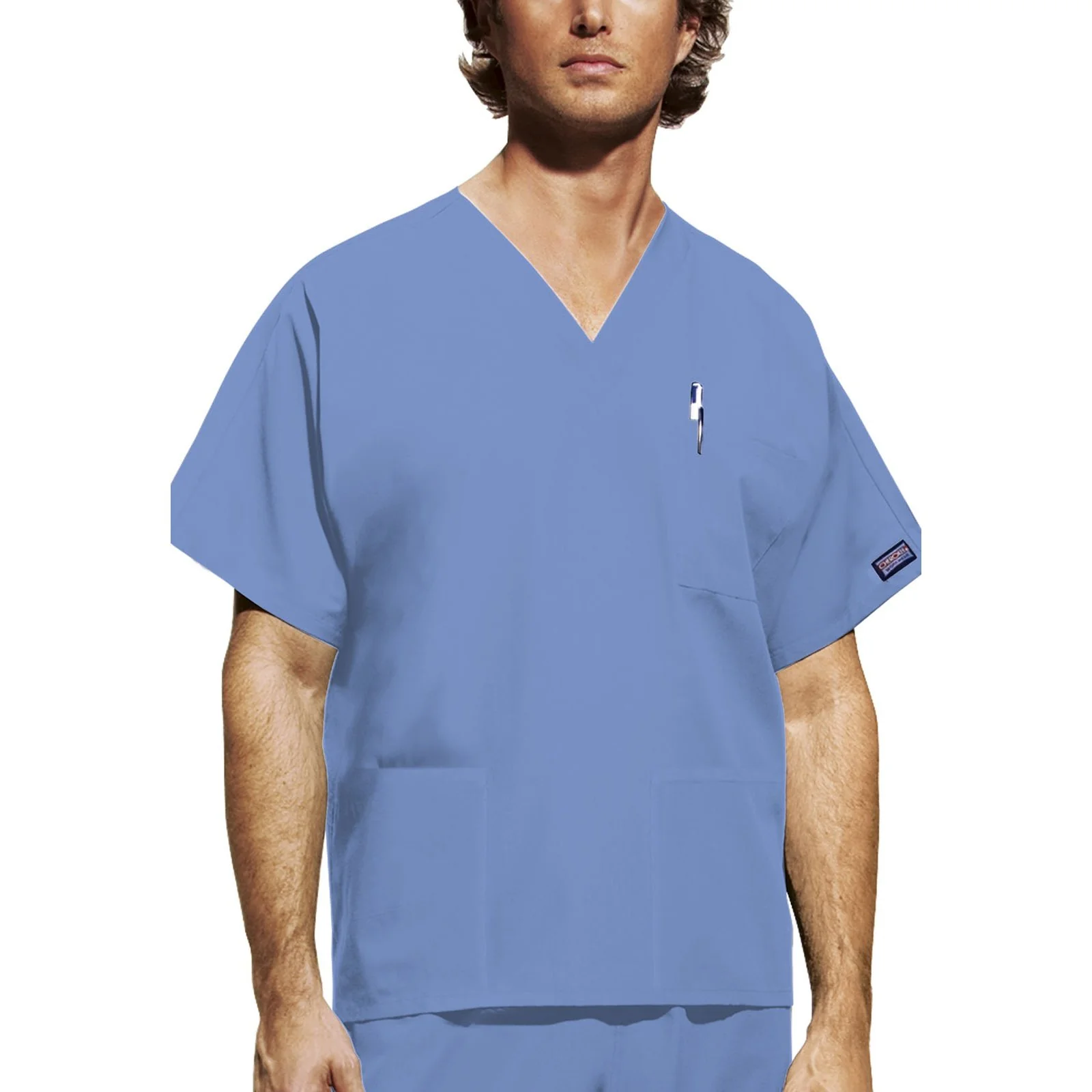 Cherokee WorkWear Unisex V-Neck Scrub Top - Image 6