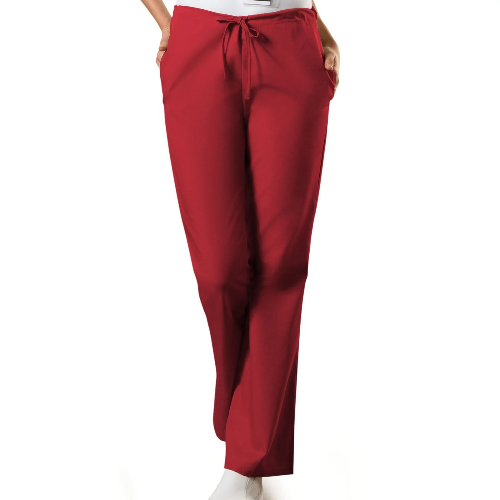 Cherokee WorkWear Women's Flare Leg Drawstring Scrub Pant - Petite - Image 4