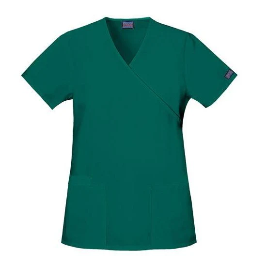 Cherokee WorkWear Women's Mock Wrap Tunic Scrub Top - Image 16