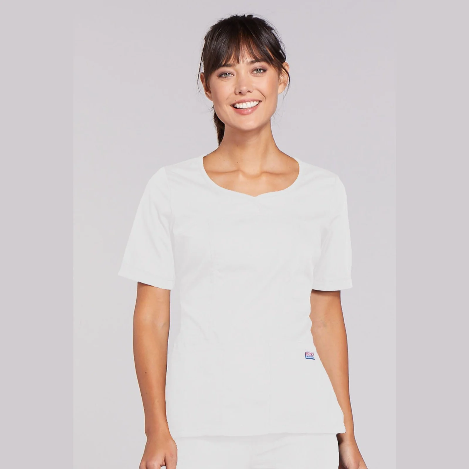 Cherokee WorkWear Women's Novelty V-Neck Scrub Top - Image 14