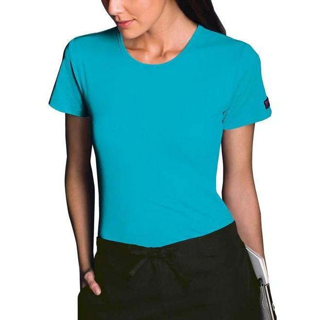 Cherokee WorkWear Women's Round Neck Short Sleeve Tee - Image 44