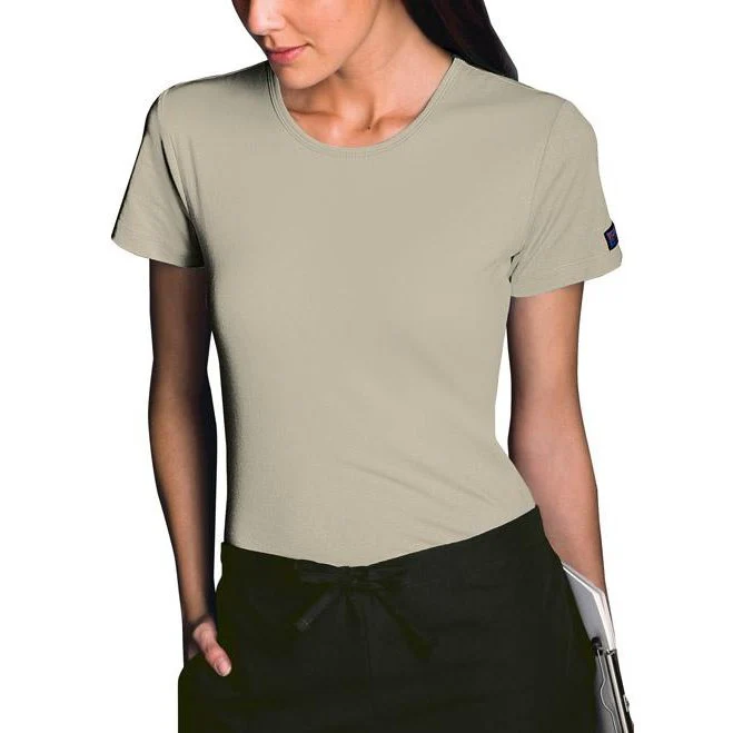Cherokee WorkWear Women's Round Neck Short Sleeve Tee - Image 74