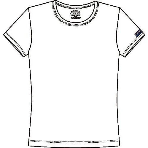 Cherokee WorkWear Women's Round Neck Short Sleeve Tee - Image 93