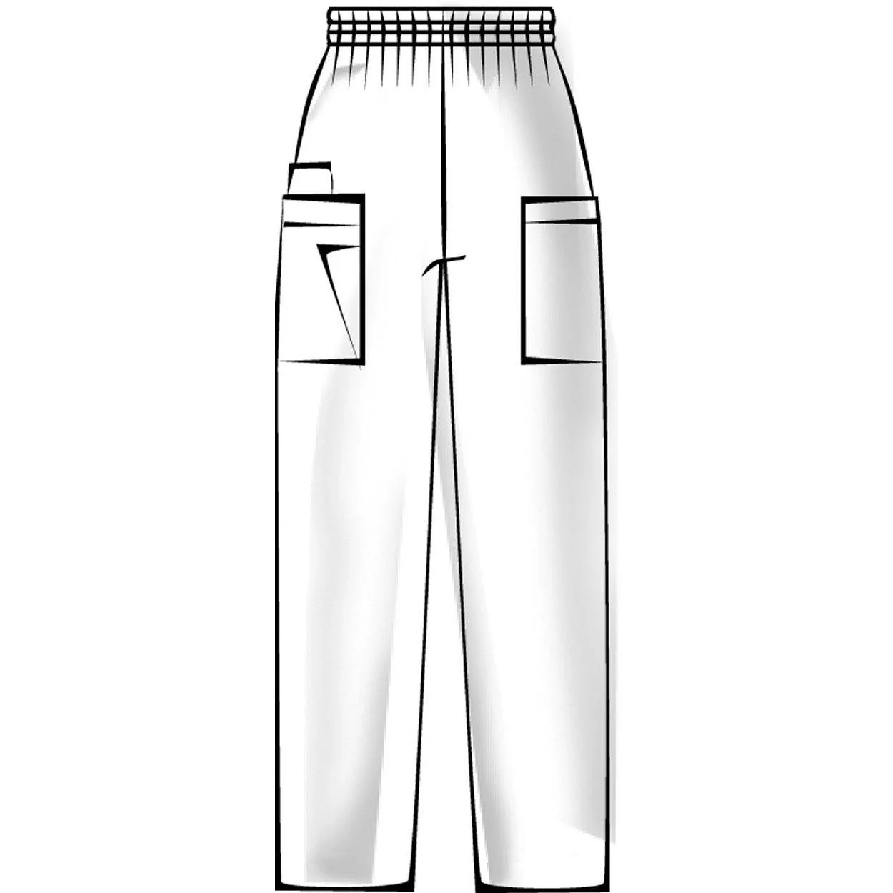 Cherokee WorkWear Women's Elastic Waist Scrub Pant - Tall - Image 10