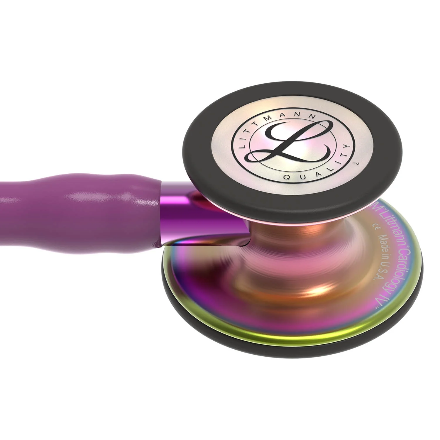 Littmann Cardiology IV Diagnostic Stethoscope: Rainbow & Plum - Violet Stem 6205 - Image 5