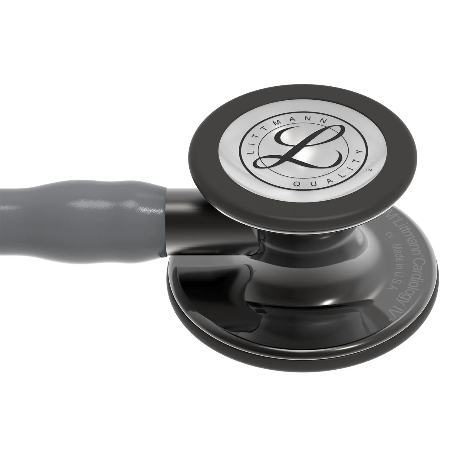 Littmann Cardiology IV Diagnostic Stethoscope: Polished Smoke & Gray - Smoke Stem 6238 - Image 5
