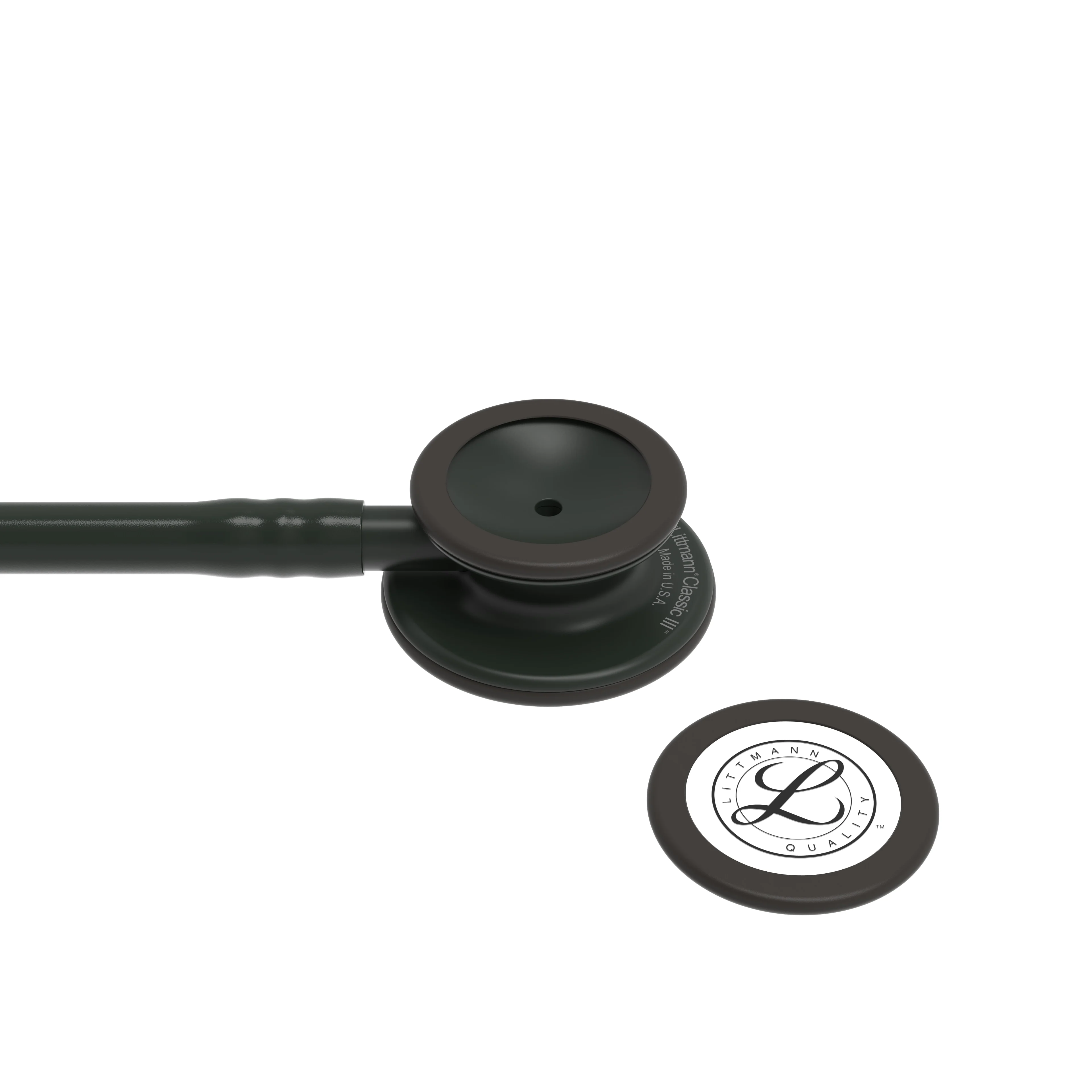 Littmann Classic III Monitoring Stethoscope: All Black 5803 - Image 11
