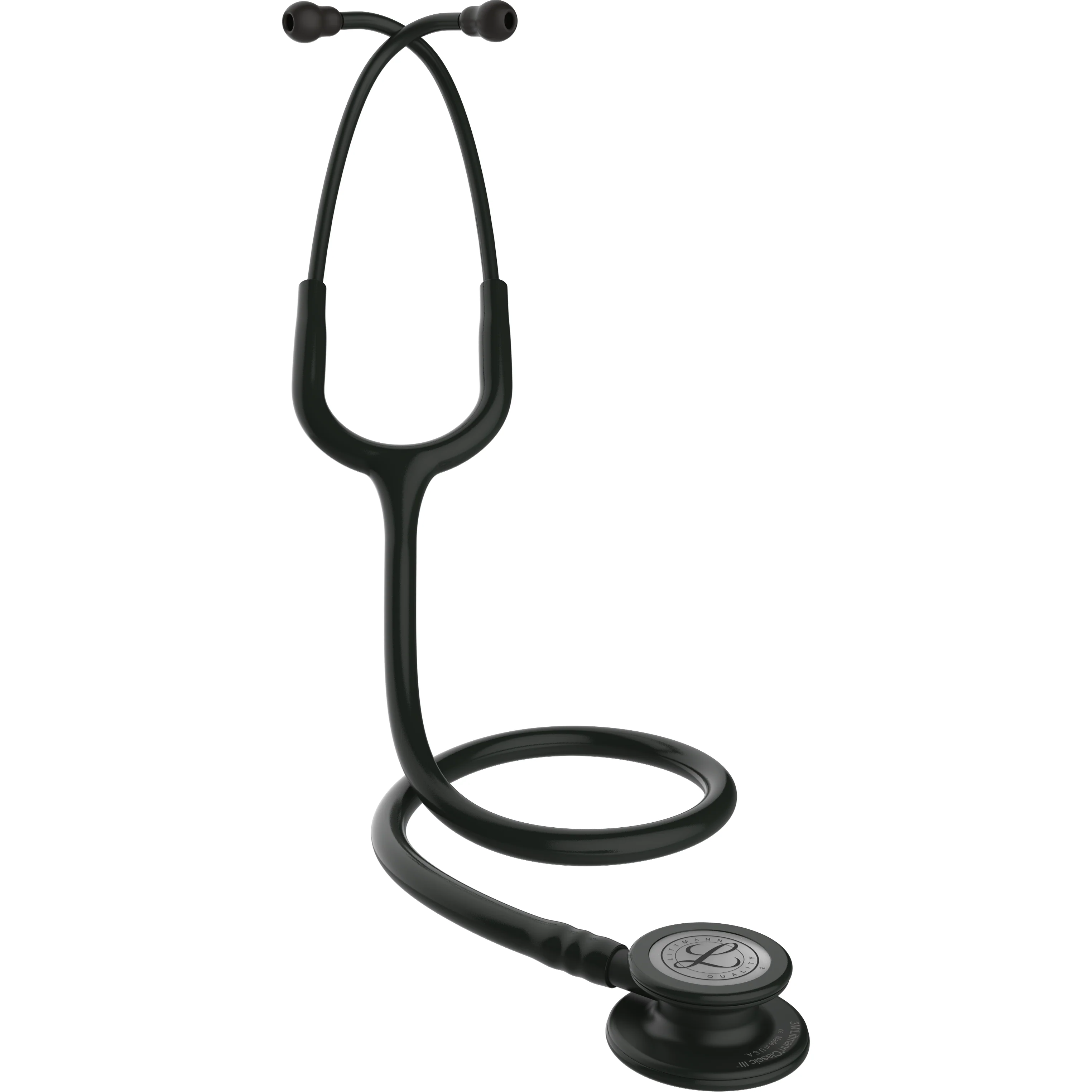 Littmann Classic III Monitoring Stethoscope: All Black 5803 - Image 4