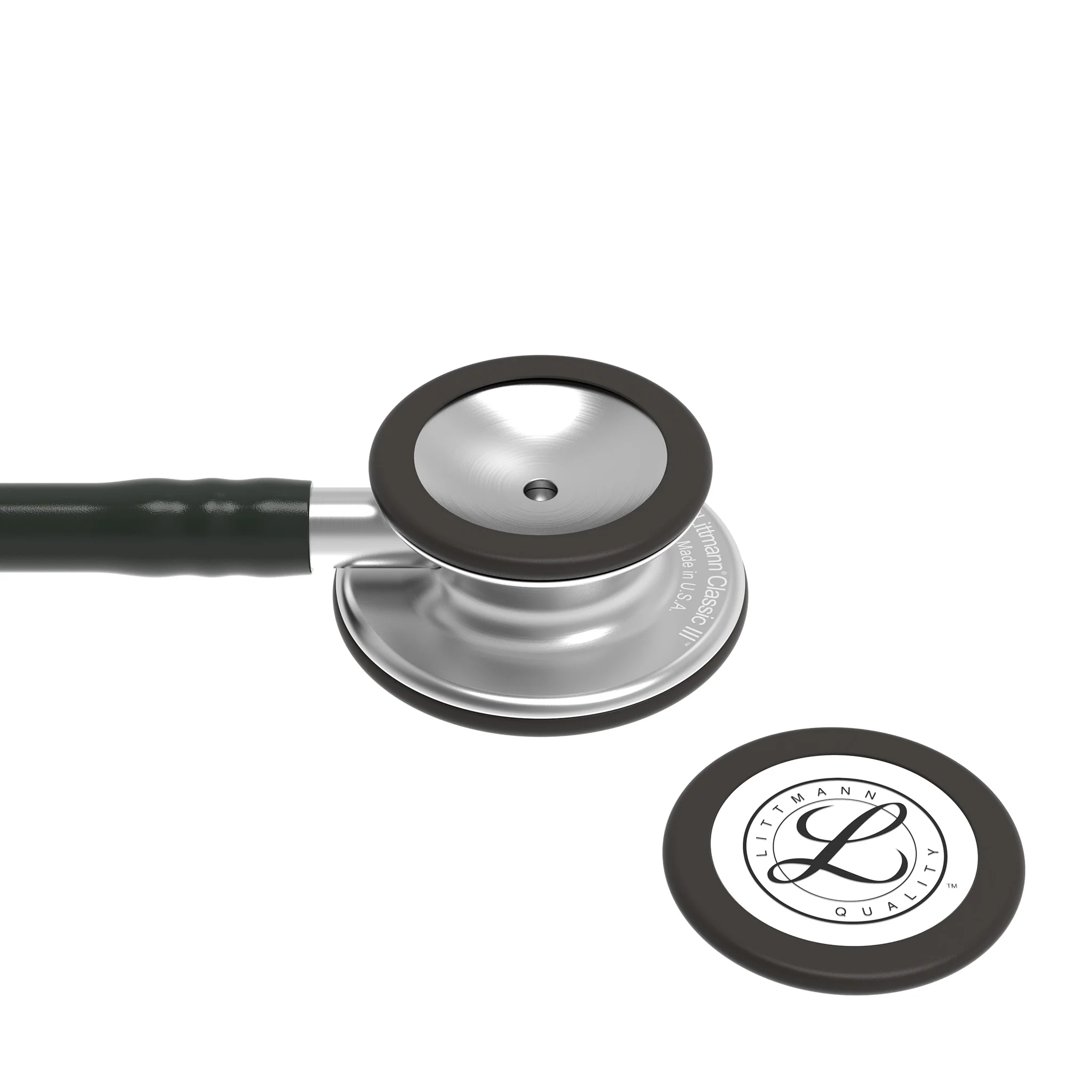 Littmann Classic III Monitoring Stethoscope: Black 5620 - Image 9