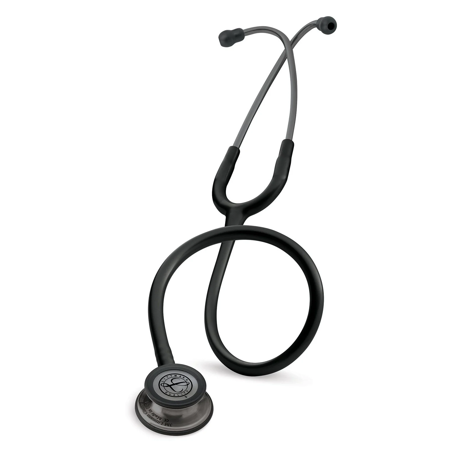 Littmann Classic III Monitoring Stethoscope: Black and Smoke 5811 - Image 3