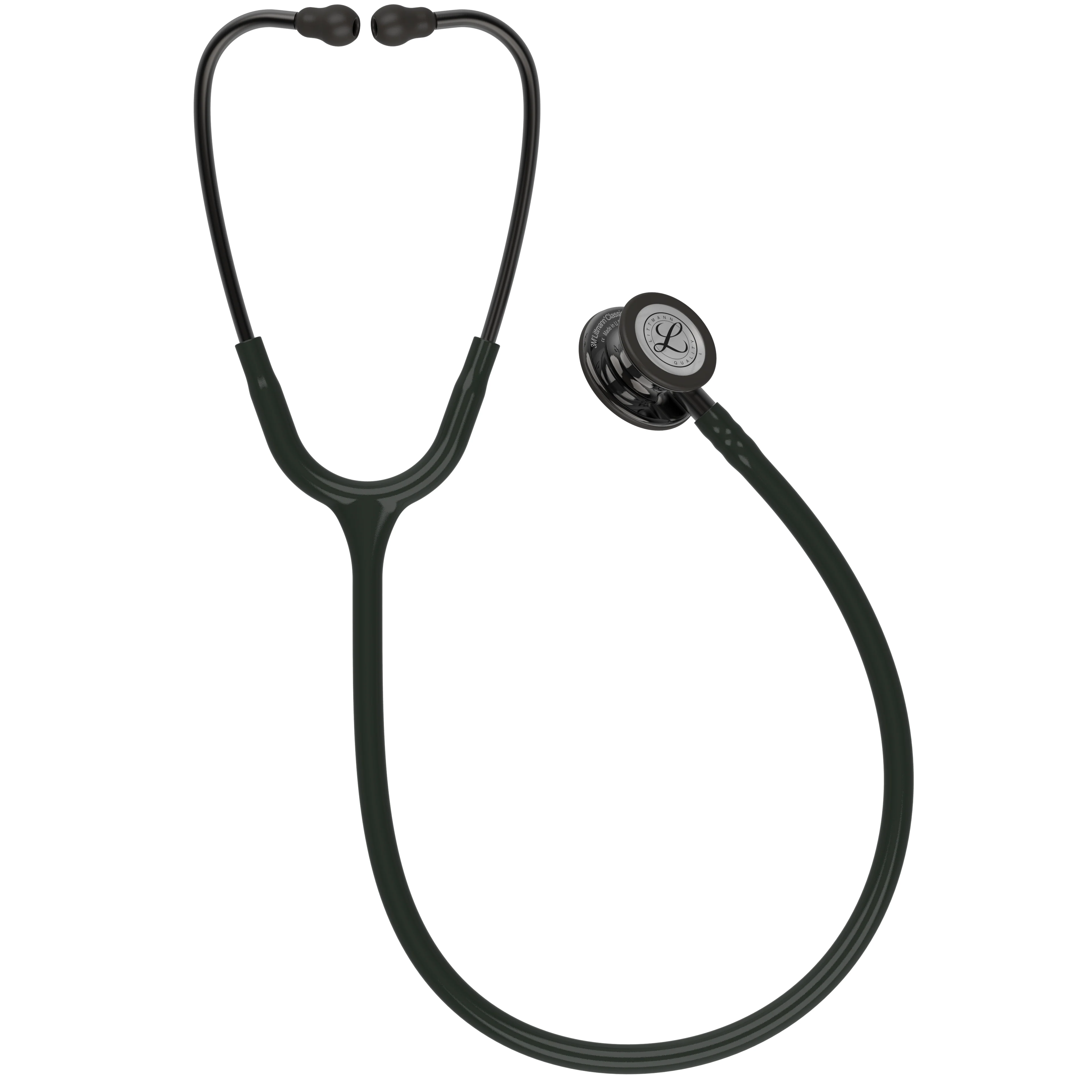 Littmann Classic III Monitoring Stethoscope: Black and Smoke 5811 - Image 5