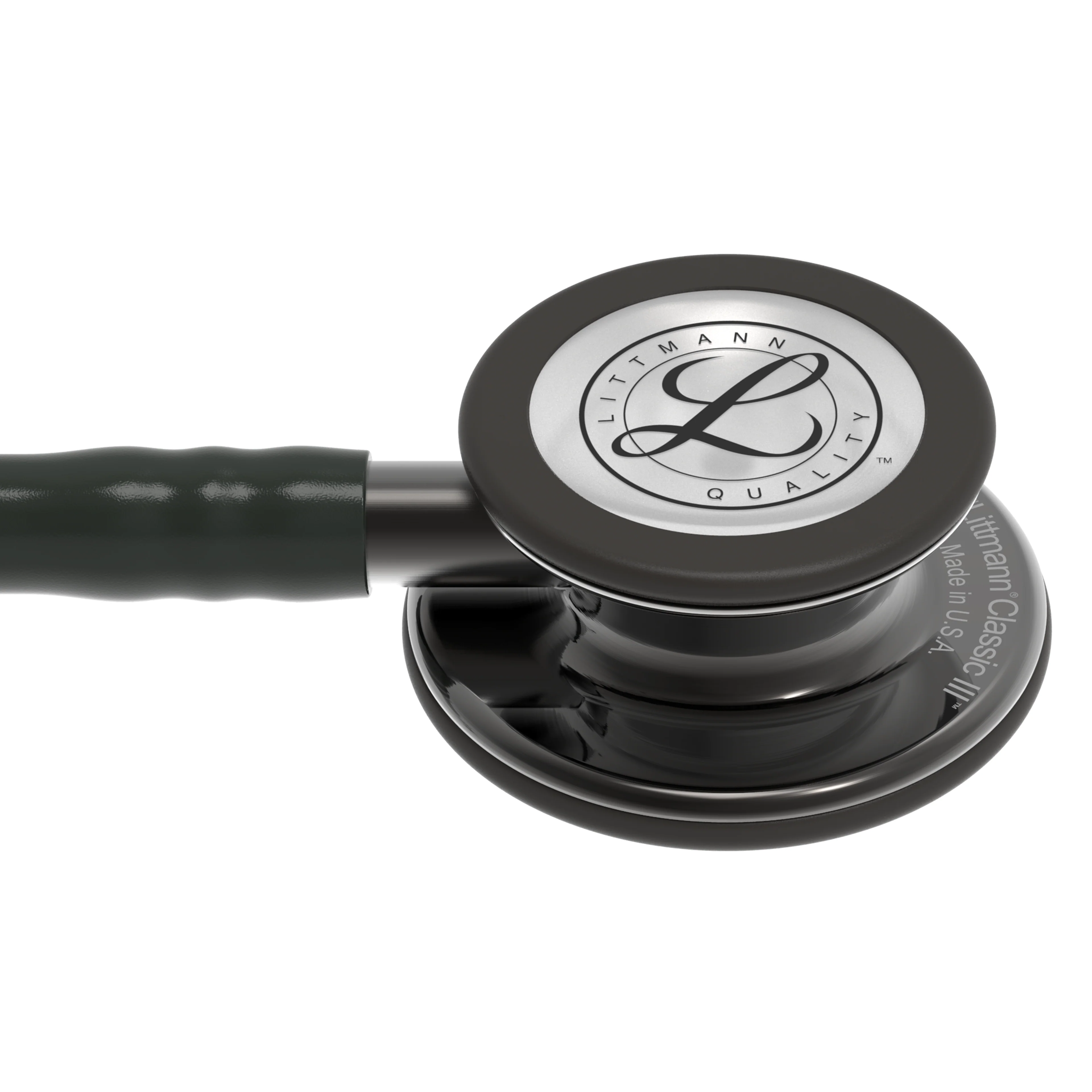 Littmann Classic III Monitoring Stethoscope: Black and Smoke 5811 - Image 8