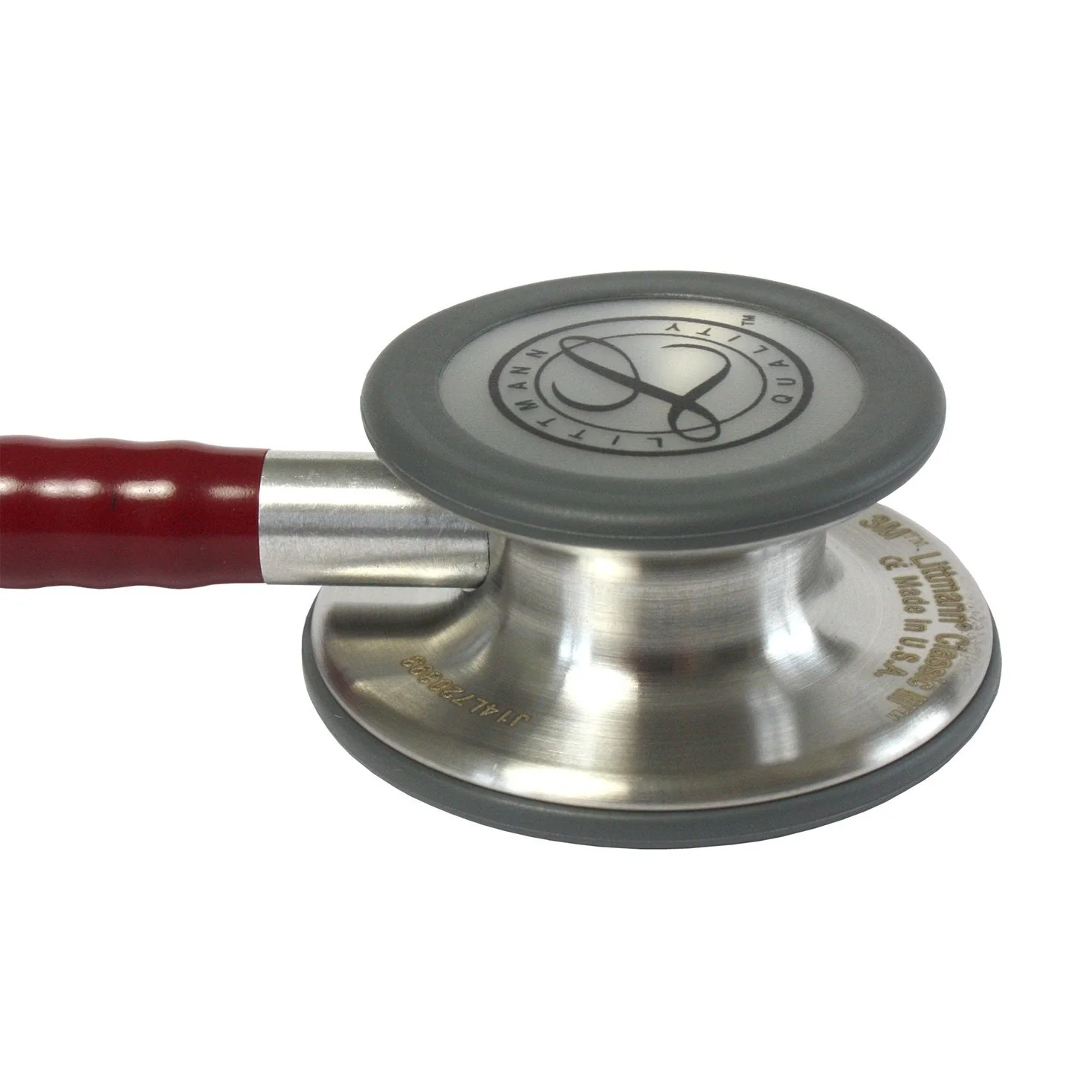 Littmann Classic III Monitoring Stethoscope: Burgundy 5627 - Image 12