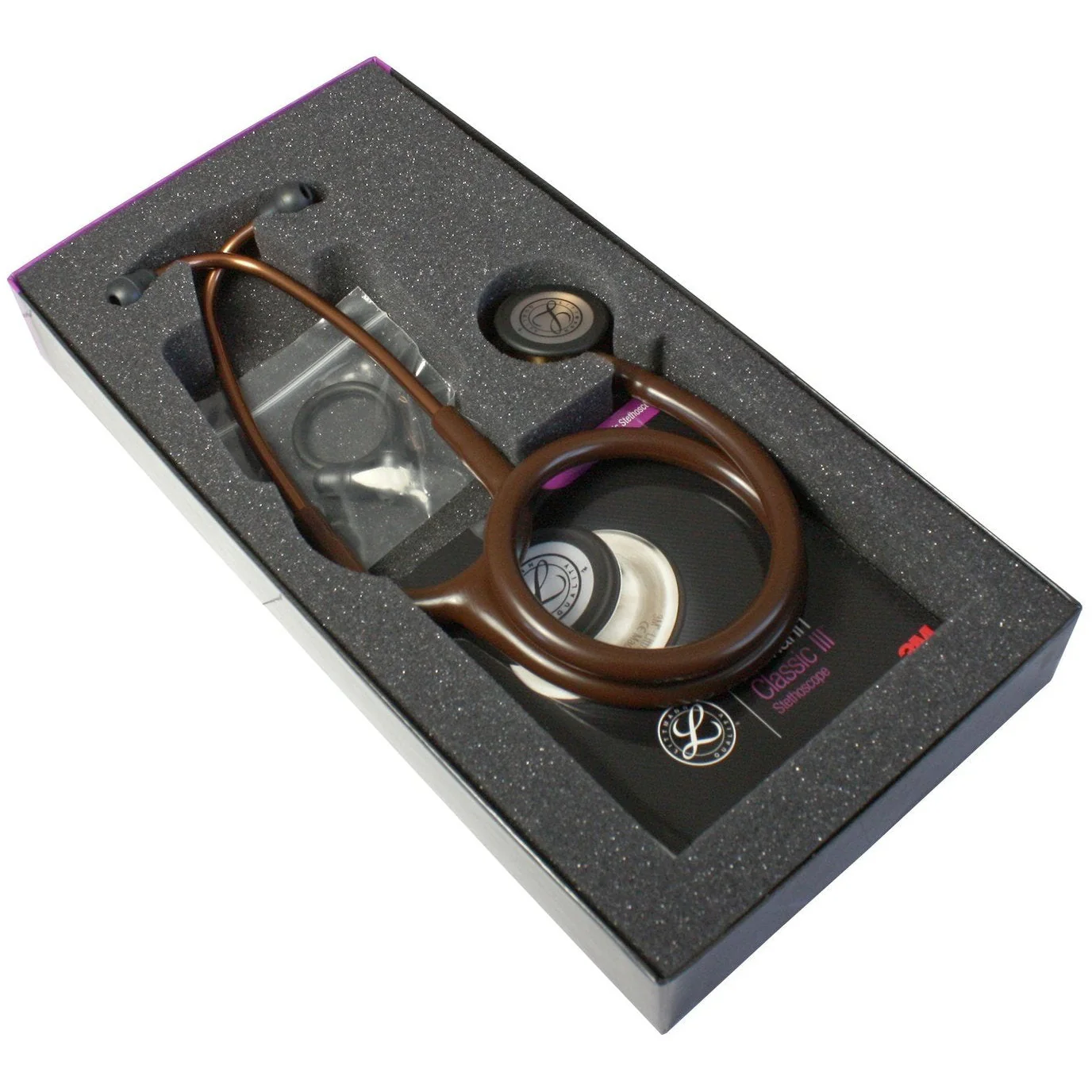 Littmann Classic III Monitoring Stethoscope: Chocolate & Copper 5809 - Image 14