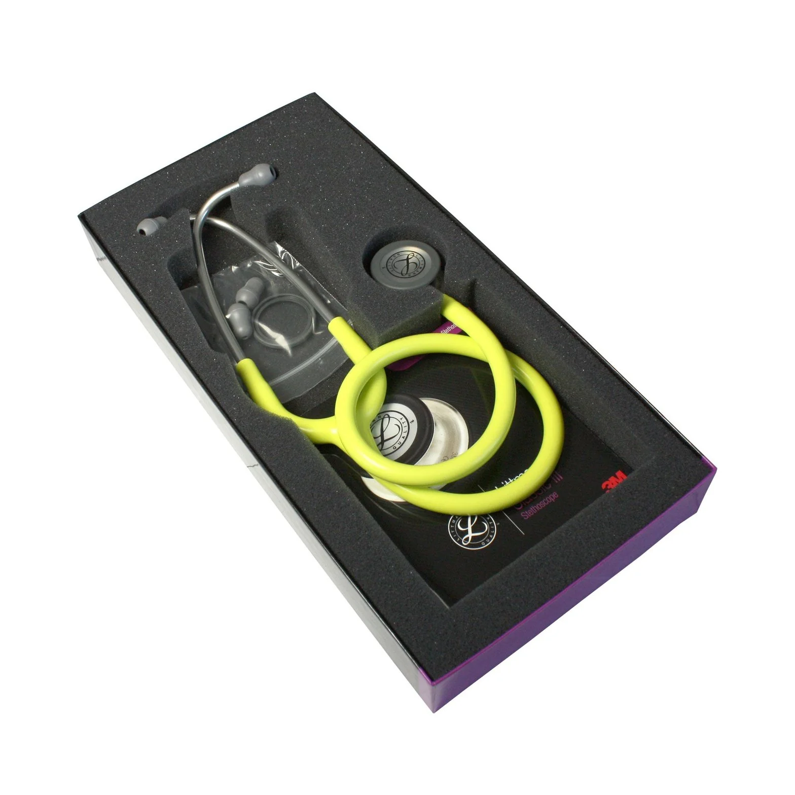 Littmann Classic III Monitoring Stethoscope: Lemon Lime 5839 - Image 7