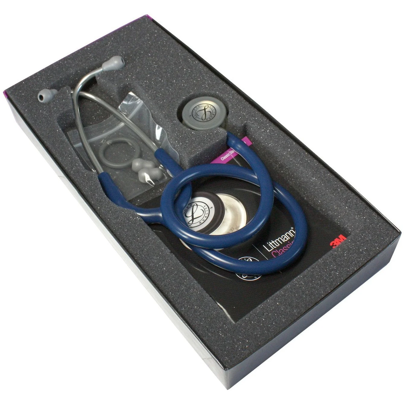 Littmann Classic III Monitoring Stethoscope: Navy Blue 5622 - Image 12