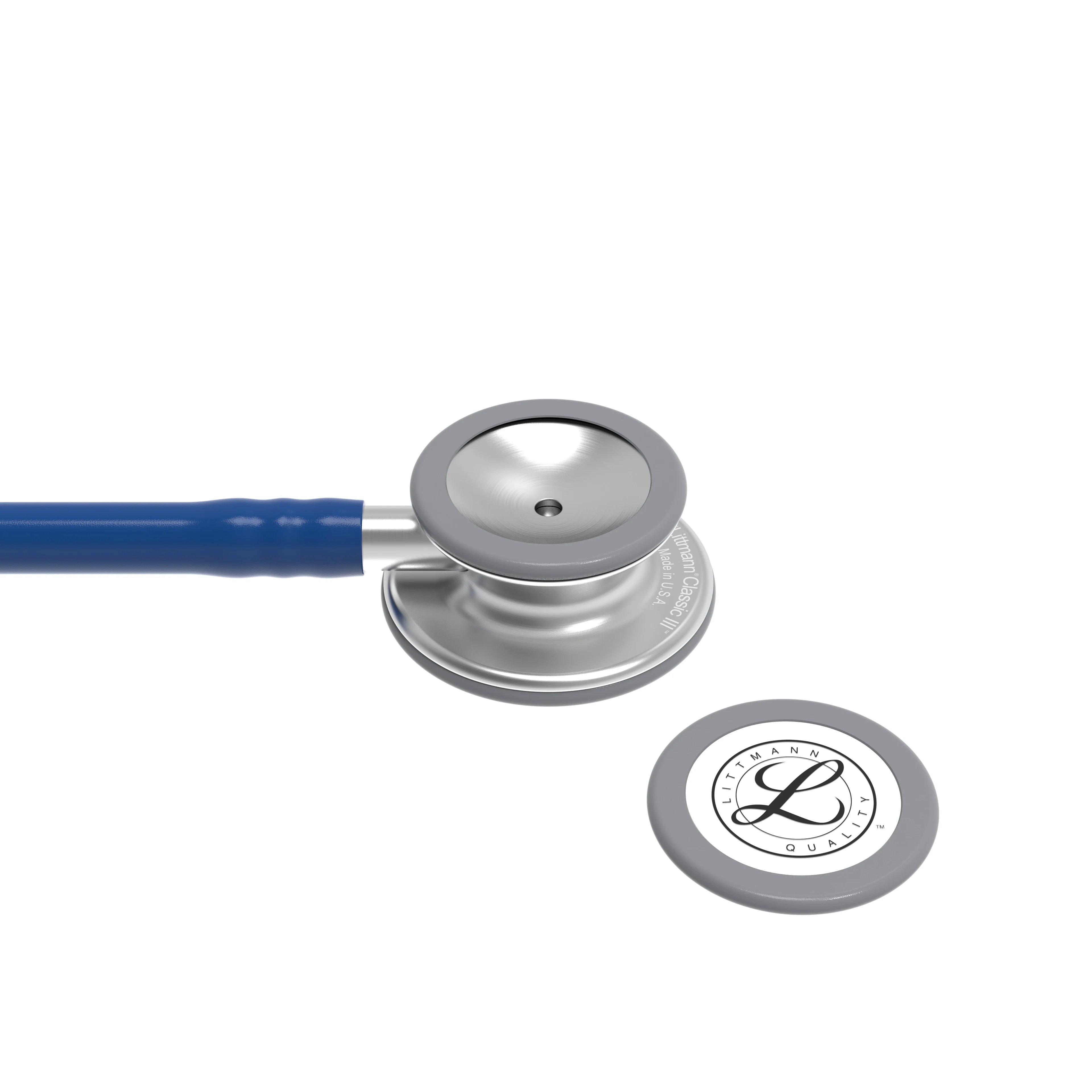 Littmann Classic III Monitoring Stethoscope: Navy Blue 5622 - Image 6