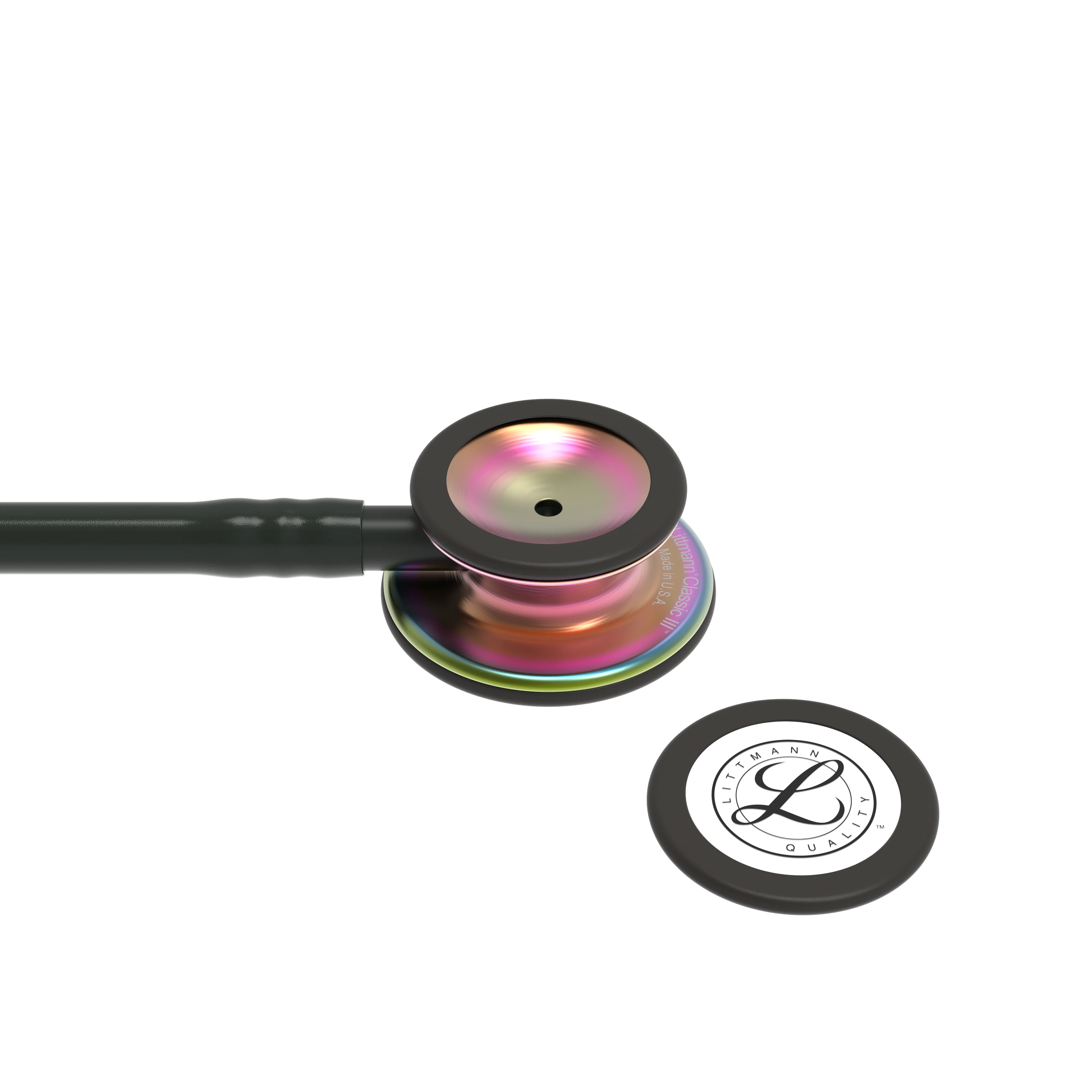 Littmann Classic III Monitoring Stethoscope: Rainbow and Black 5870 - Image 11