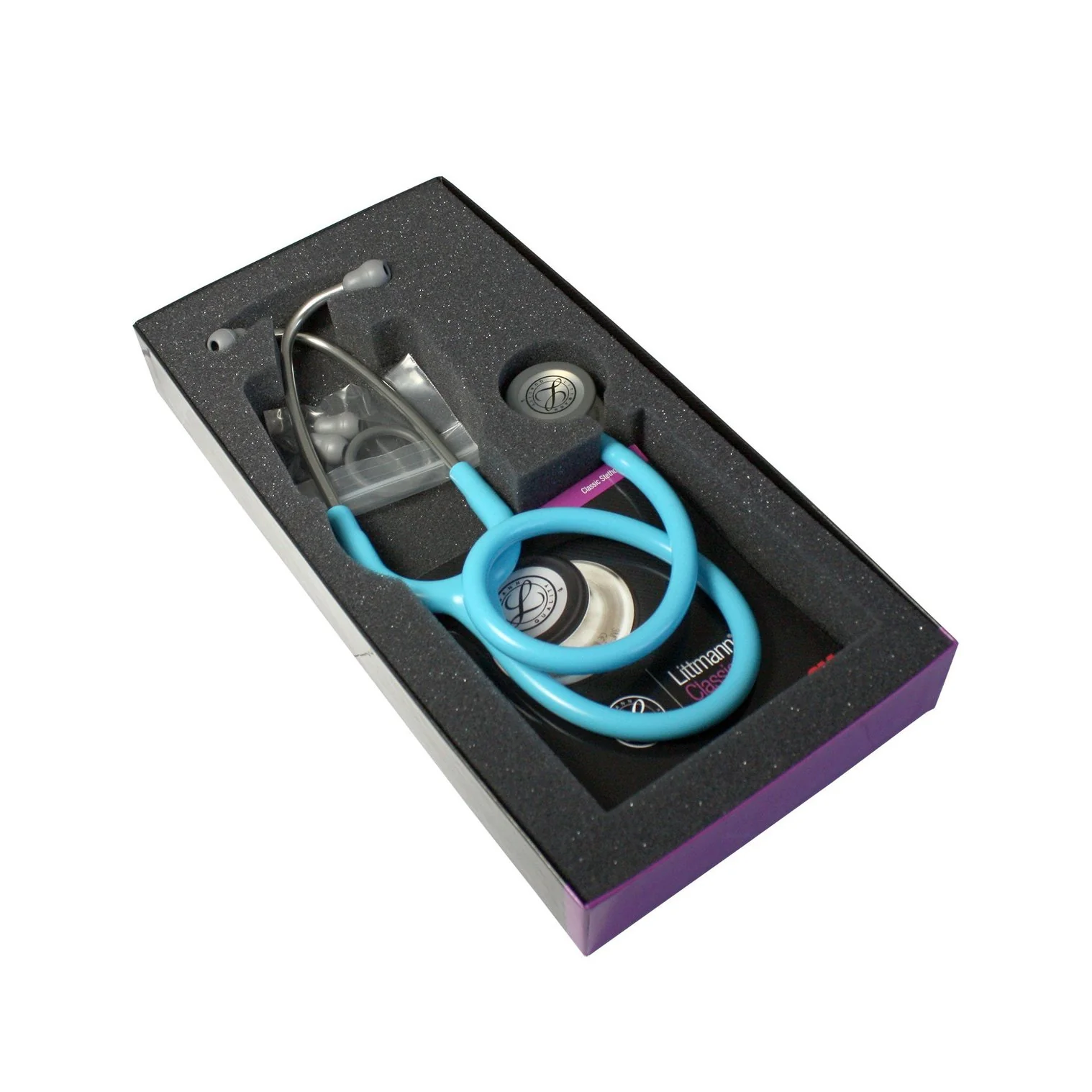 Littmann Classic III Monitoring Stethoscope: Turquoise 5835 - Image 13