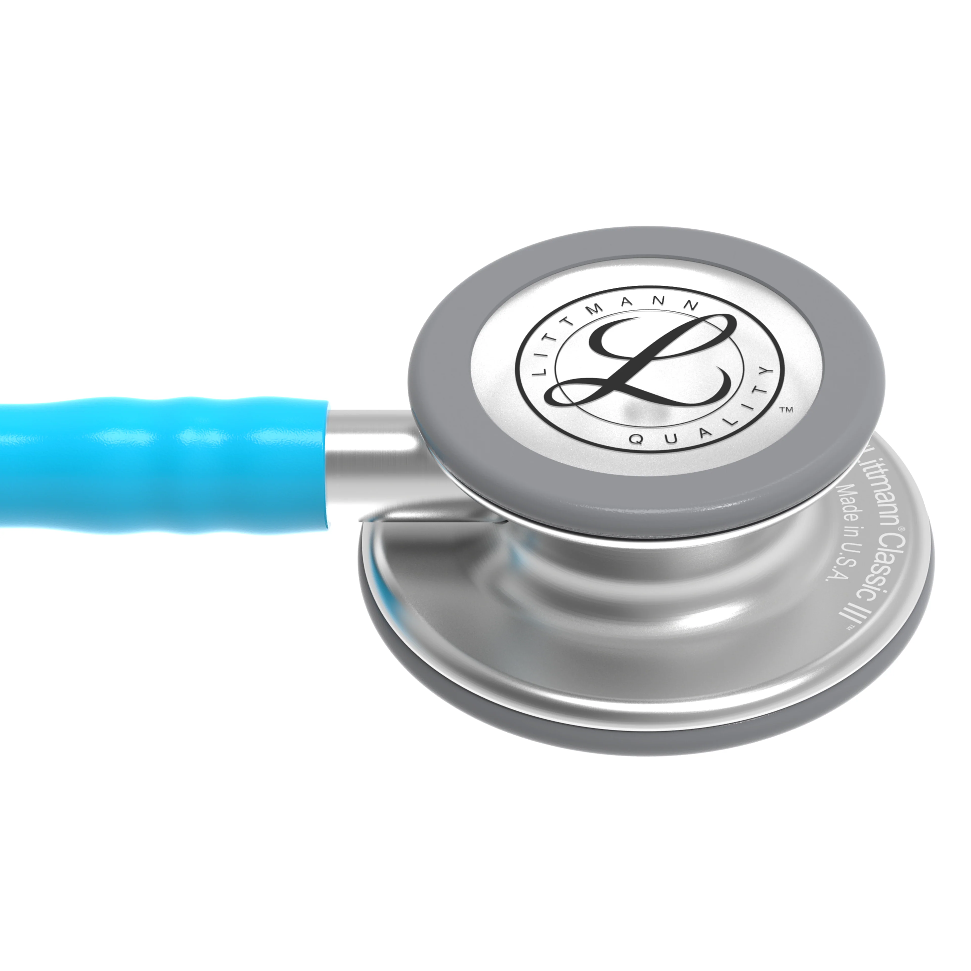 Littmann Classic III Monitoring Stethoscope: Turquoise 5835 - Image 8